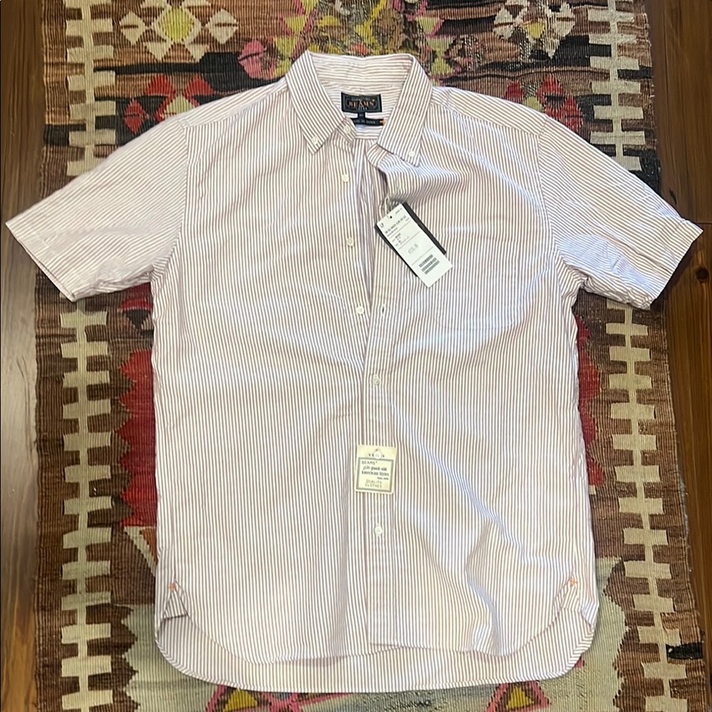 Beams Japan Seersucker Button Down Shirt